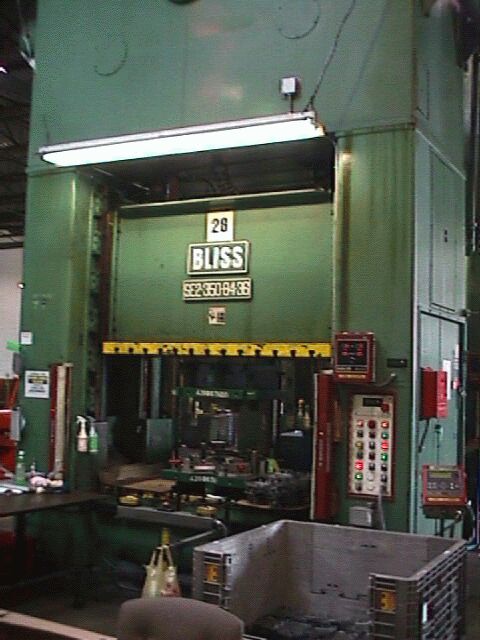 Bliss 350 Tons, Machine ID: 4108